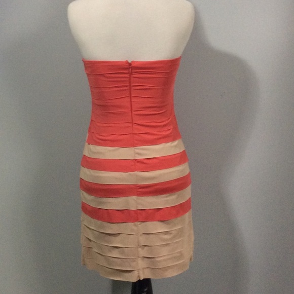 Ark & Co Strapless Tiered Dress Small - Picture 2 of 4